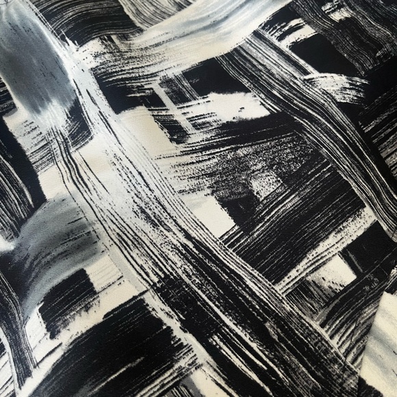 AB STUDIO summer business wear dress abstract paint size 12 - Picture 10 of 13